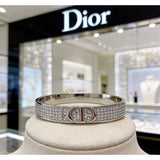 18K CD Diamond Gold Bracelet