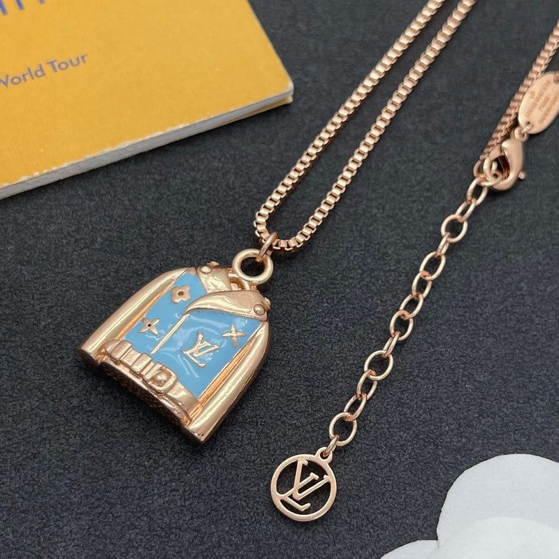 18K Louis Dress Gold Necklace