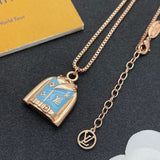 18K Louis Dress Gold Necklace