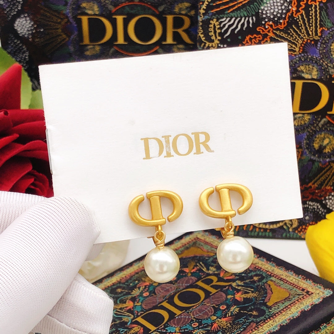 18K CD Tribales Pearls Earrings
