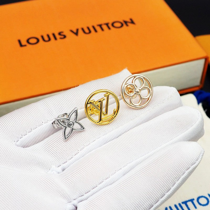 18K Louis Lace Earrings