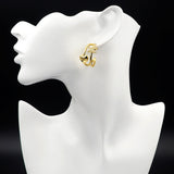 18K CE Triomphe Heart Earrings