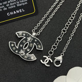 18K CC Black Star Gold Necklace