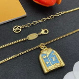 18K Louis Dress Gold Necklace