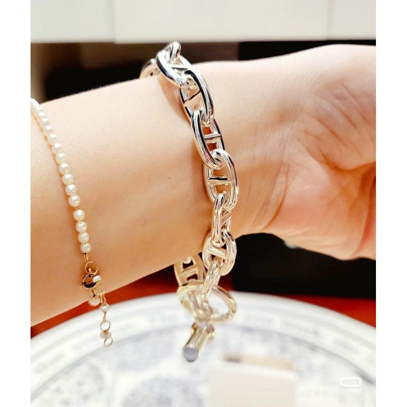18K Her Cha?ne D'ancre Encha?n¡§|e Bracelet