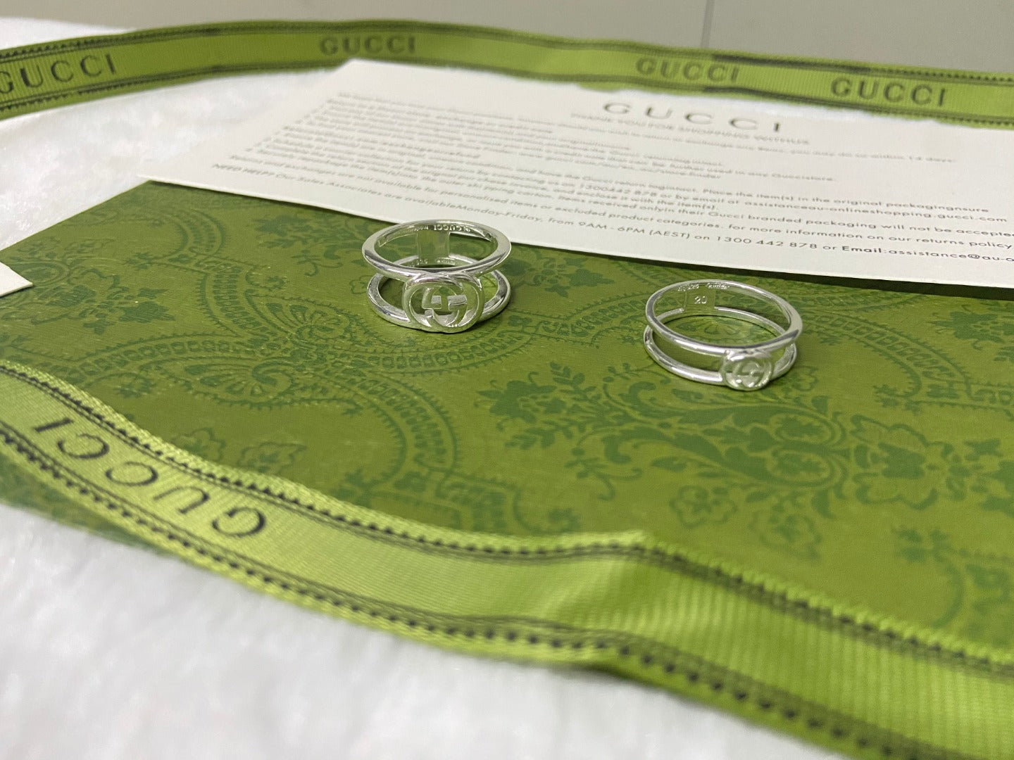 GG Interlocking G Wide Open Ring