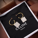 18K Triomphe Hoops Earrings