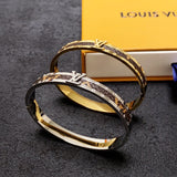 18K Louis Vintage  Leather Bracelet