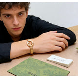 18K GG Interlocking G Gold Bracelet