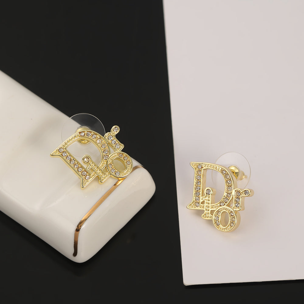 18K CD Tribales Diamond Earrings