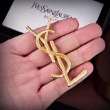 18K Saint Vintage Brooch