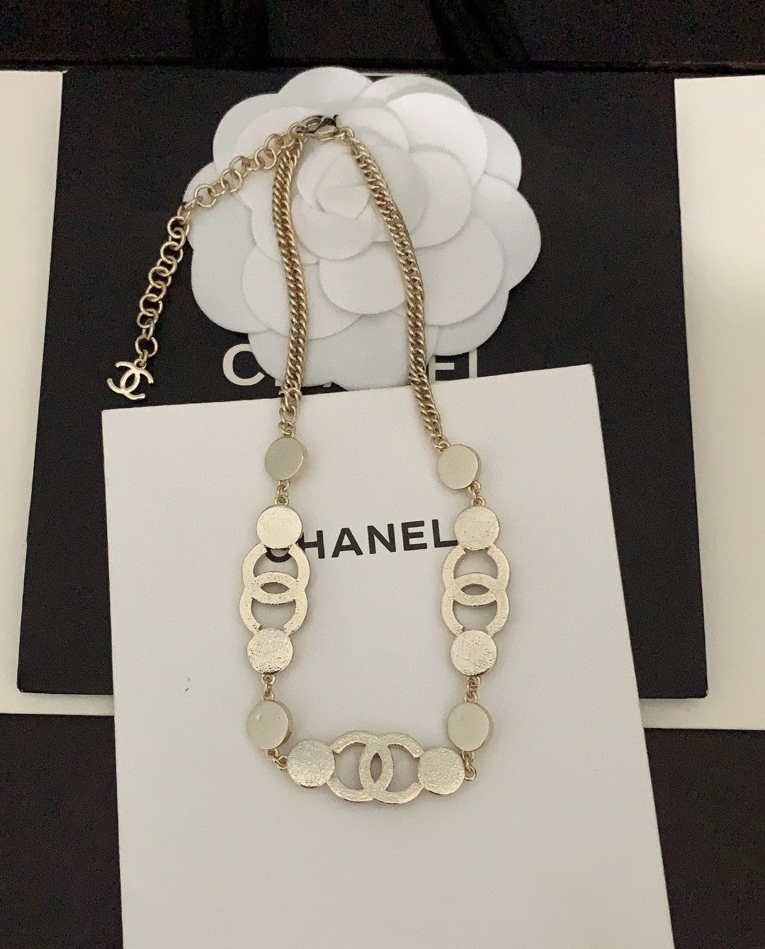 18K Blue CC Choker Necklace