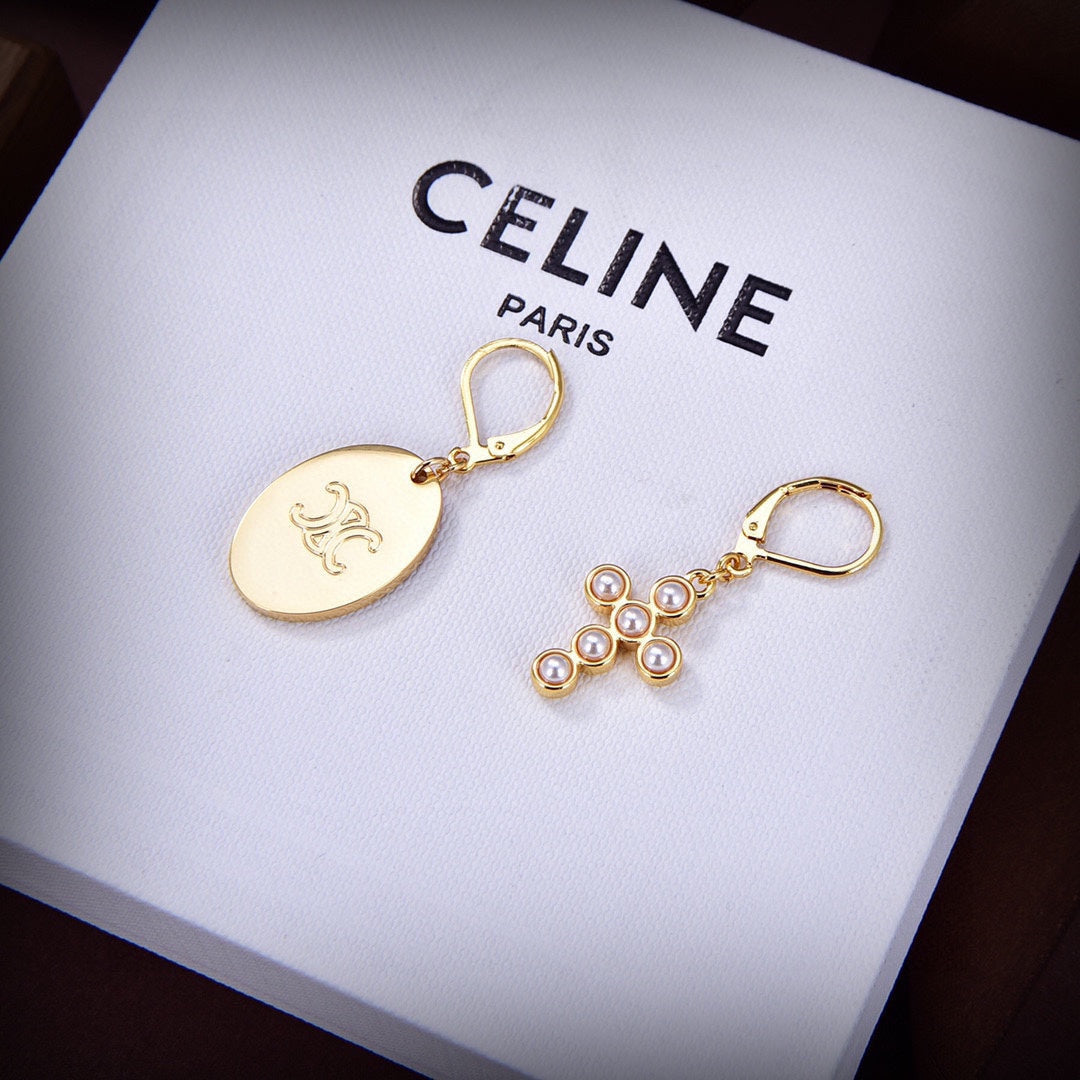 18K Triomphe Precious Earrings