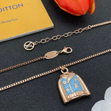 18K Louis Dress Gold Necklace