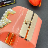 18K CC Pearl & Diamond Pink Cuff Bracelet