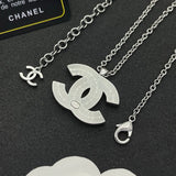 18K CC Black Star Gold Necklace