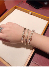 18K Collier De Chien Diamond H Bracelet