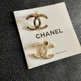 18K CC Vintage Gold Earrings