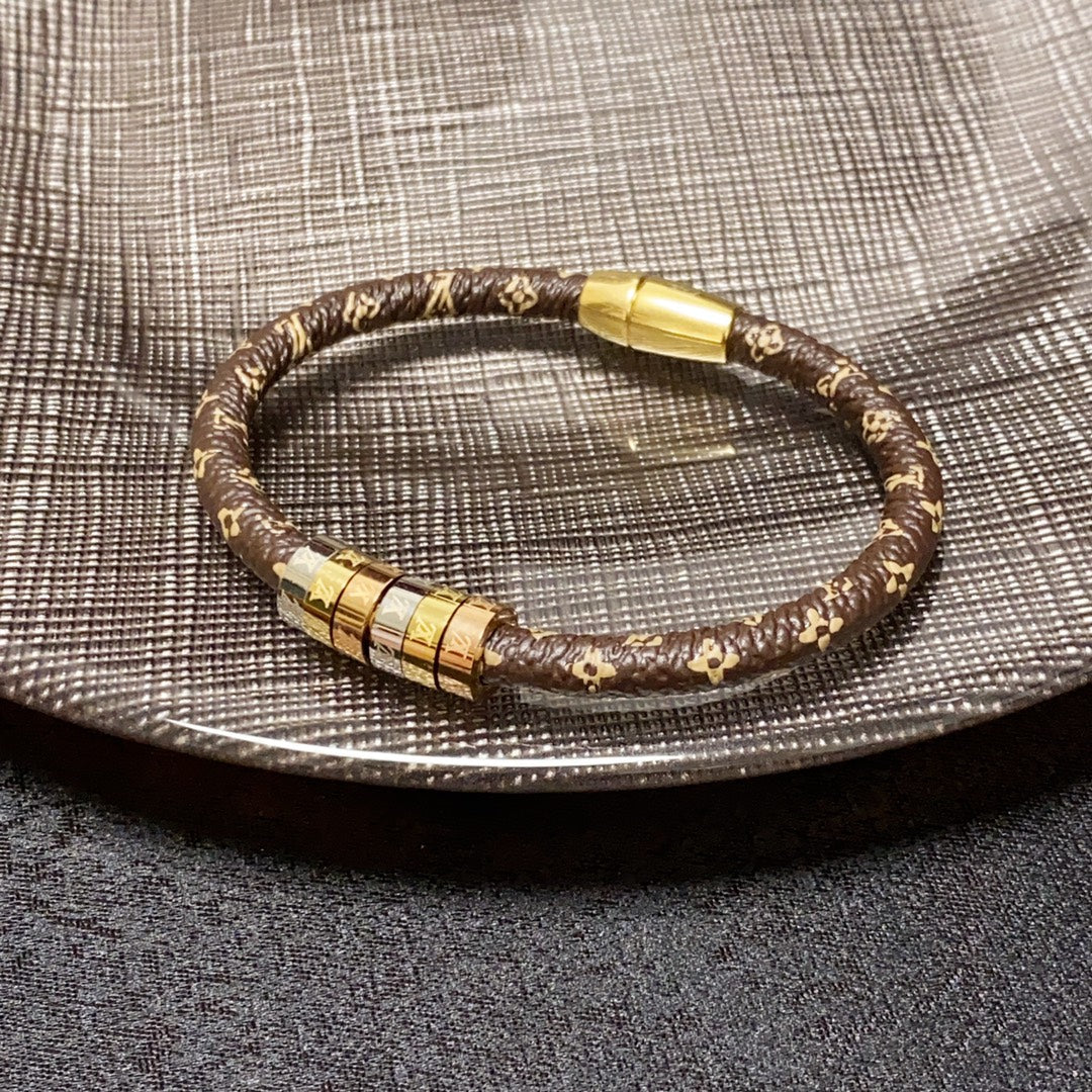18K Louis Monogram Bracelet