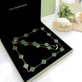 18K Vintage Alhambra 20 Motifs Long Necklace