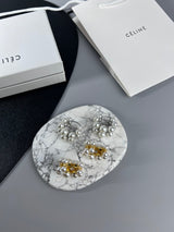 18K Triomphe Two-Rows Pearl Earrings