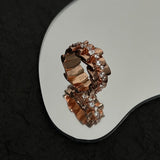 18K CD Archi Bar en Corolle Bague Ring