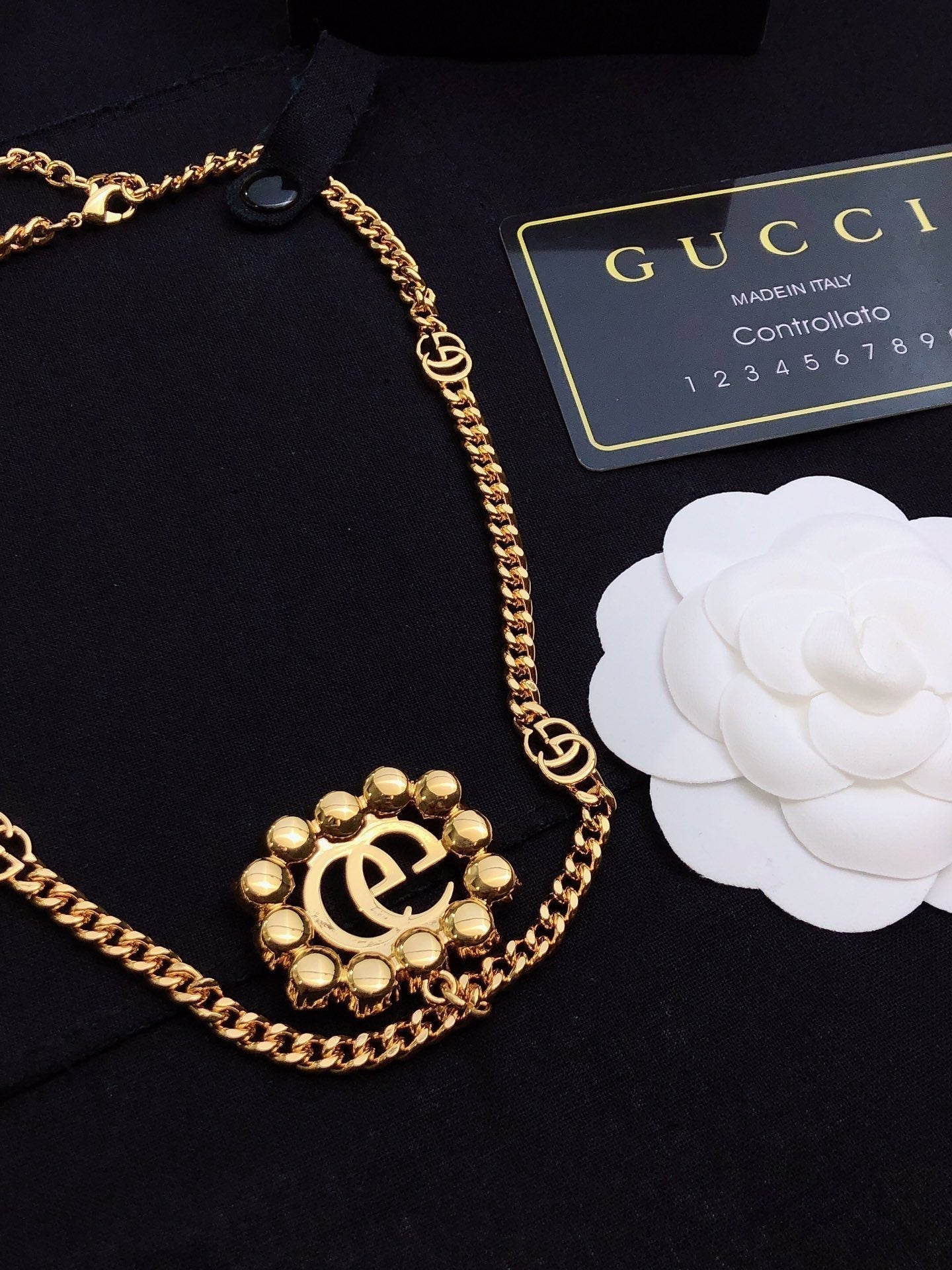 18K GG Pearl Necklace