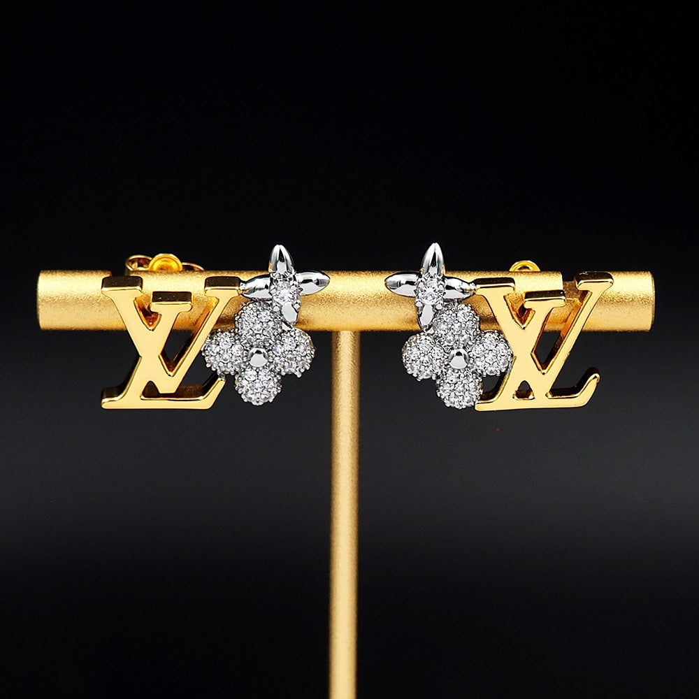 18K Louis Gram Earrings