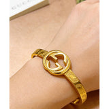 18K GG Interlocking G Gold Bracelet