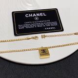 18K CC Pendant Necklace