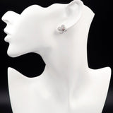 18K Louis Vivienne Diamond Earrings