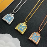 18K Louis Dress Gold Necklace