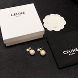 18K Triomphe Pearl Earrings