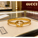 18K GG Interlocking G Gold Bracelet