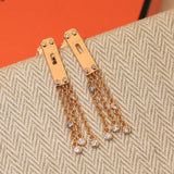 18K Her Diamond Kelly Gavroche Earrings